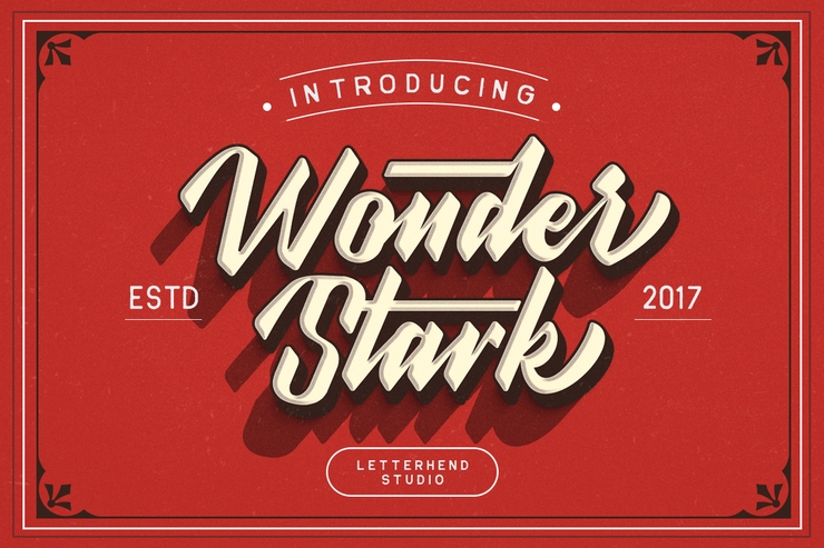Wonder Stark字体 2