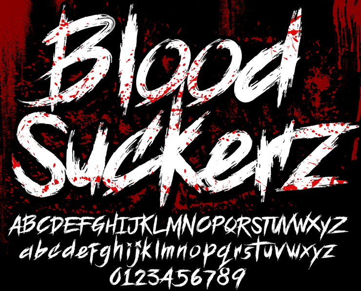 BLOODSEEKER字体 1