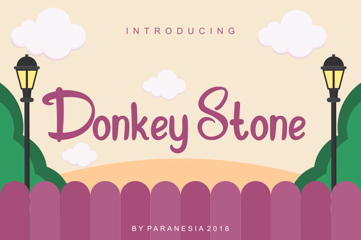 Donkey Stone字体 1