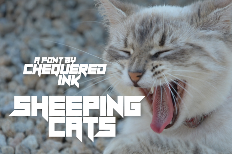 Sheeping Cats字体 3