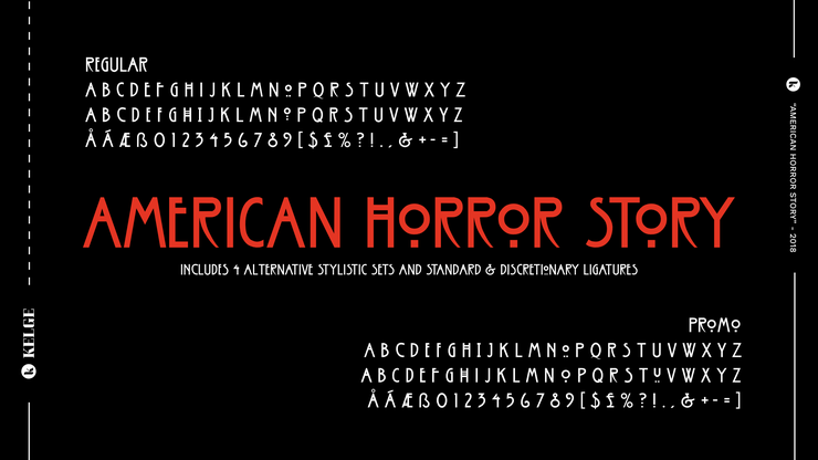 American Horror Story字体 1