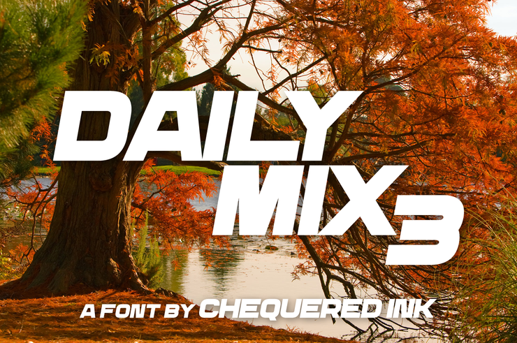 Daily Mix 3字体 1