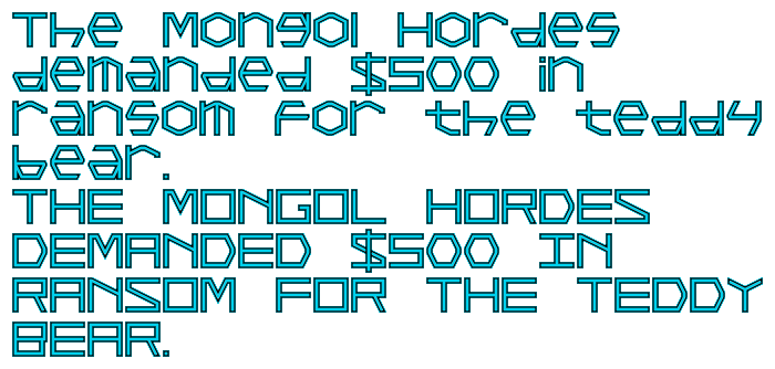 General Products字体 2