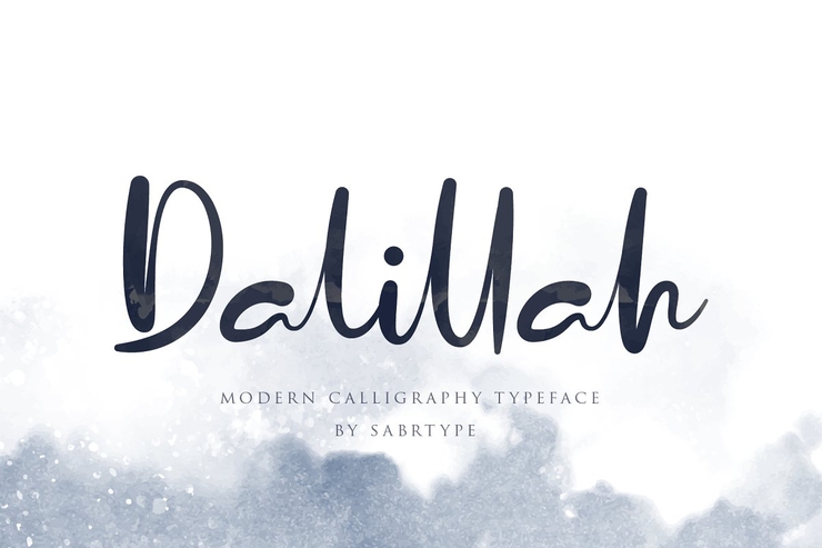 Dalillah字体 3