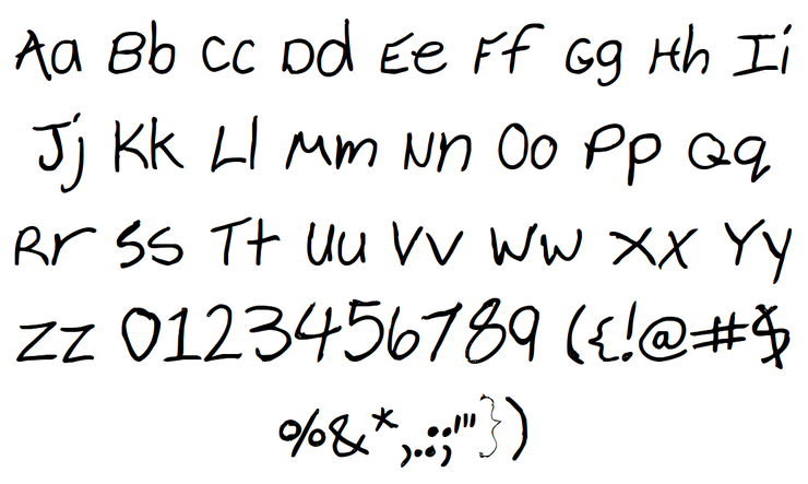 Cheyenne Hand字体 3