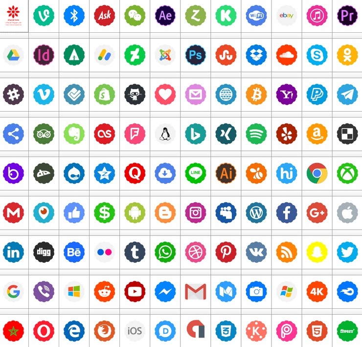 Font icons color字体 1