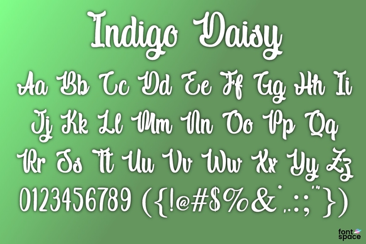 Indigo Daisy字体 1