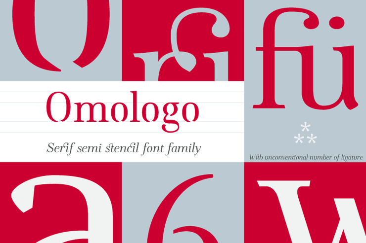 Omologo Personal字体 3