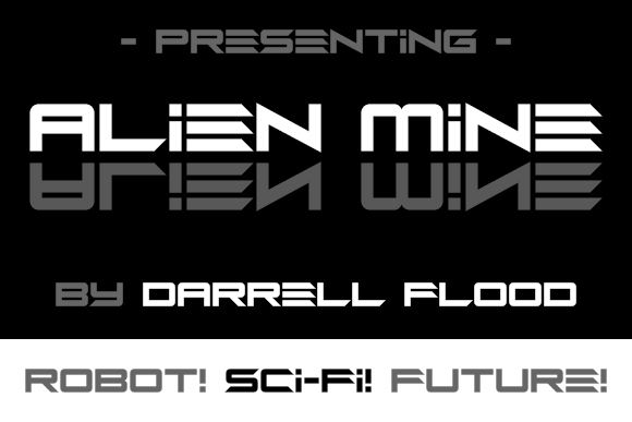 Alien Mine字体 1