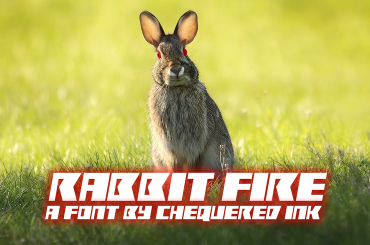 Rabbit Fire字体 1