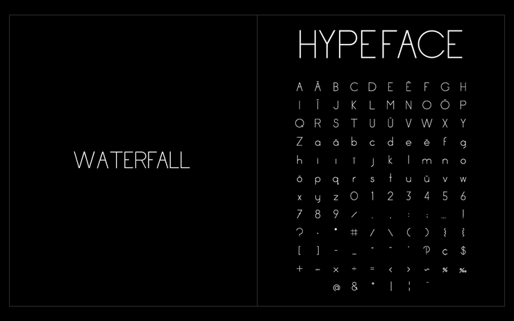 Hypeface - Reg字体 5
