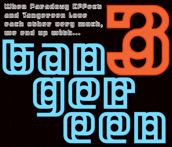 Tangereen 3字体 2