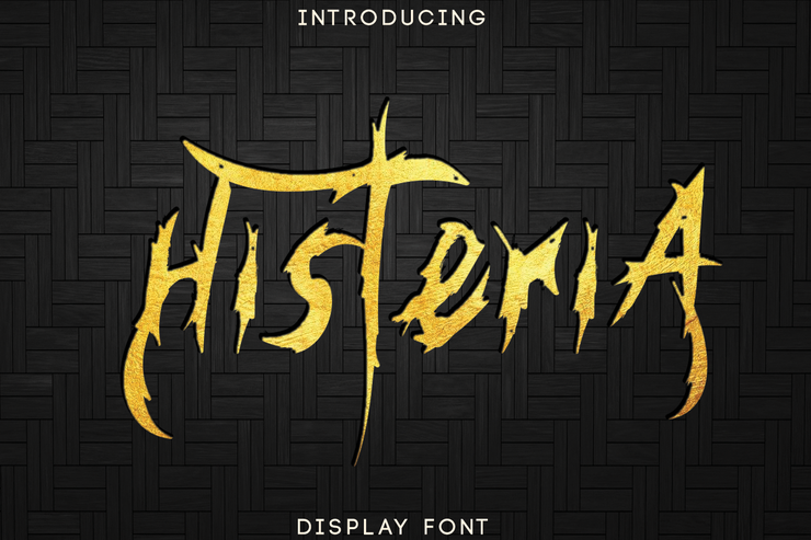 HisteriA字体 1