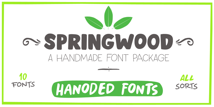 Springwood Brush字体 1