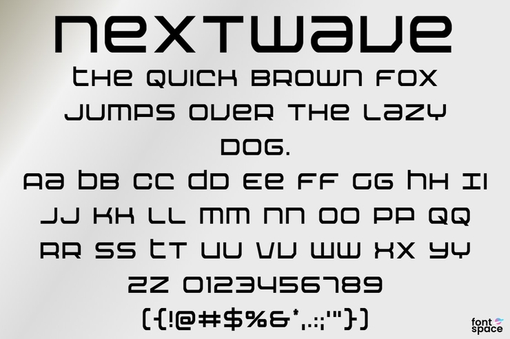 Nextwave字体 2