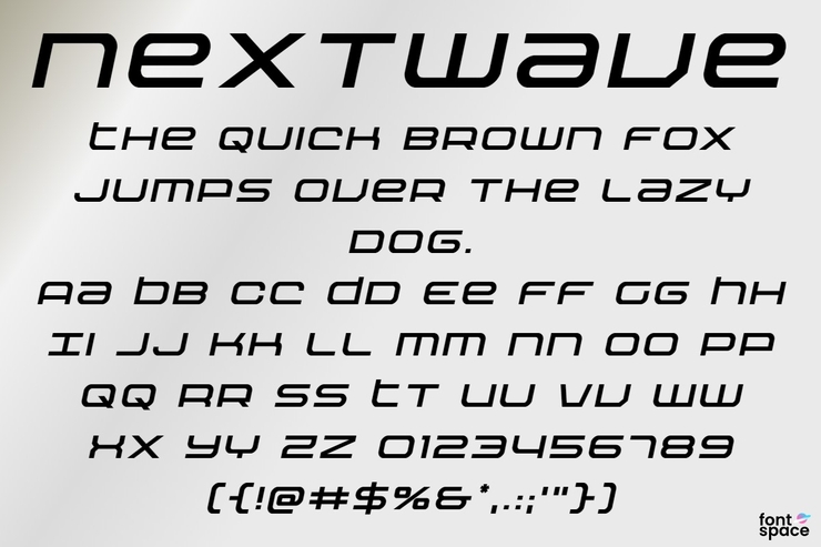 Nextwave字体 5