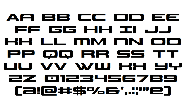 Classic Cobra字体 3