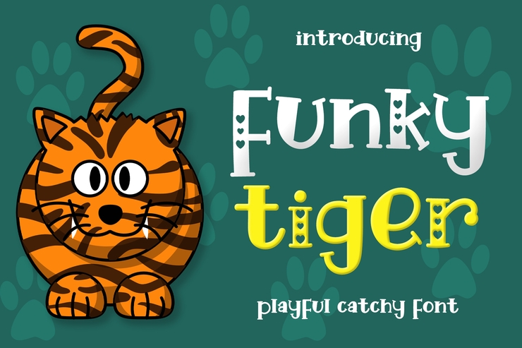 Funky Tiger字体 1