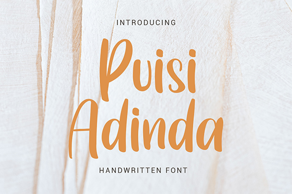 Puisi Adinda字体 3