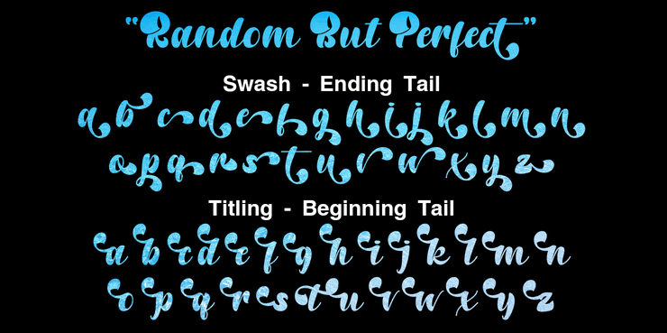 Random But Perfect字体 1
