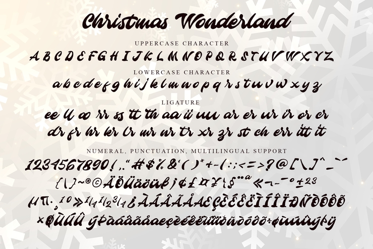 Christmas Wonderland字体 1