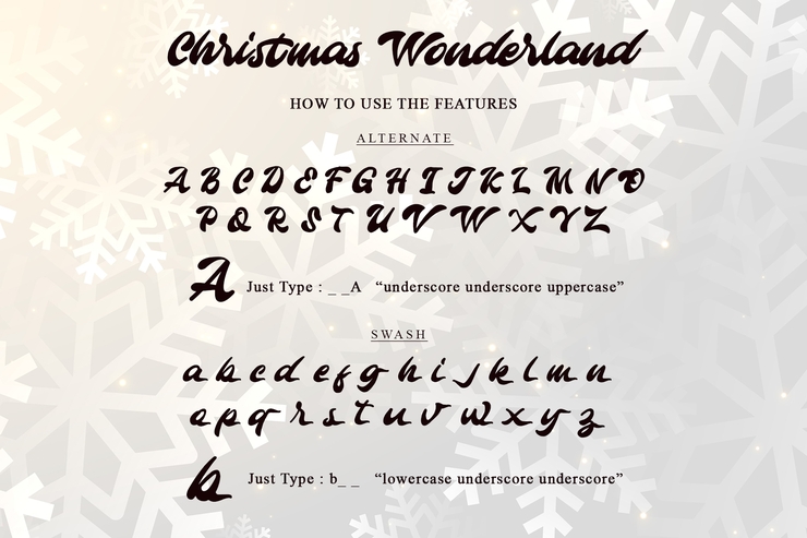 Christmas Wonderland字体 10