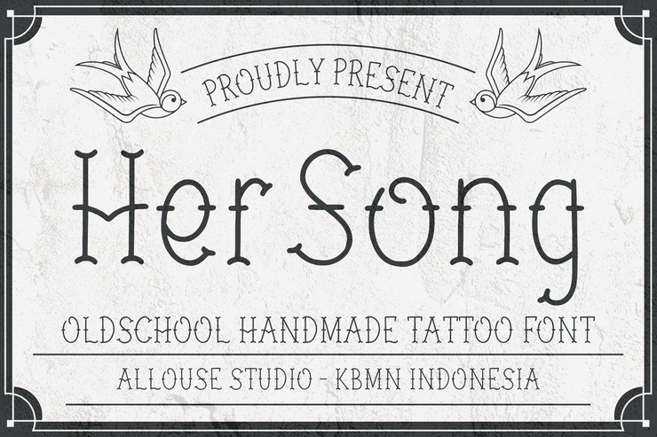 Her Song字体 2