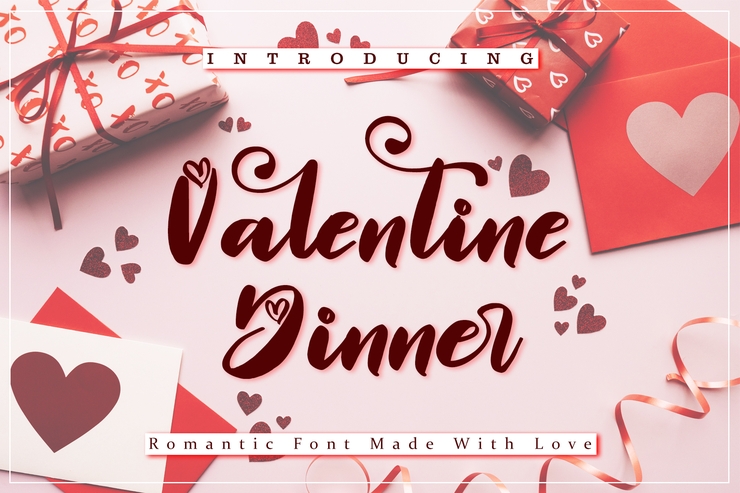 Valentine Dinner字体 3