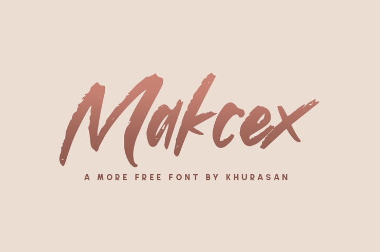 Makcex字体 1