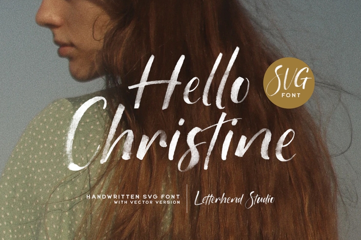 Hello Christine字体 1
