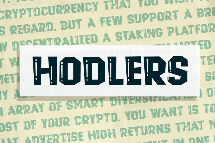Hodlers字体 1