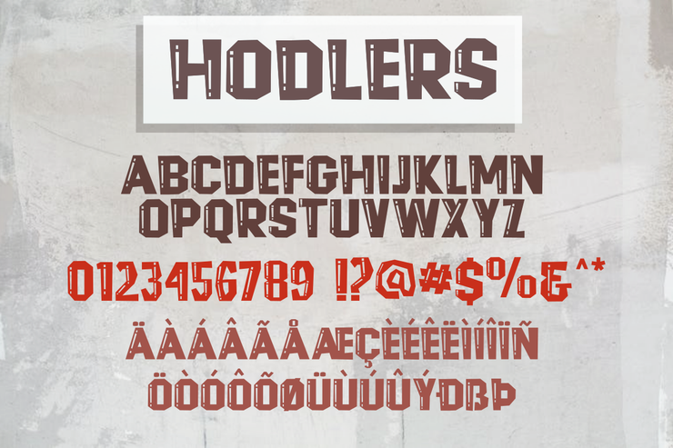 Hodlers字体 2