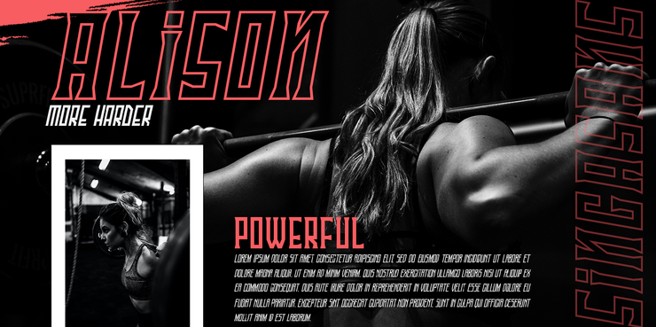 Singa Slab OL字体 2