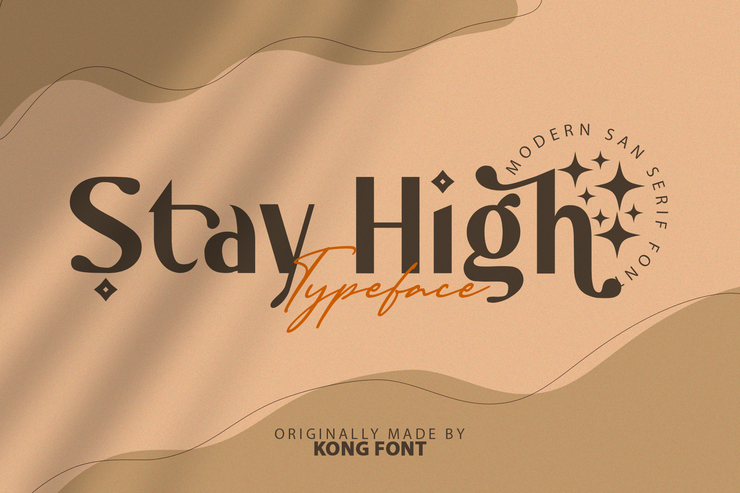 Stay High字体 1