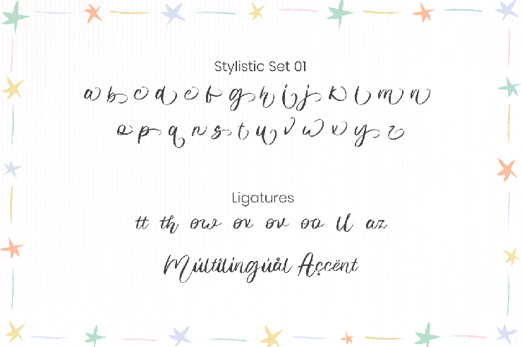 Monatha字体 4