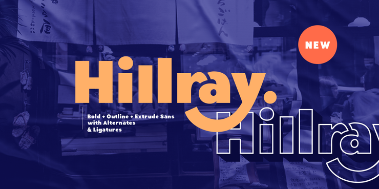 Hillray字体 1