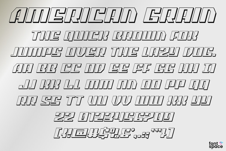 American Grain字体 9
