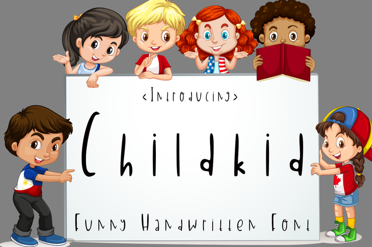 Childkid字体 6