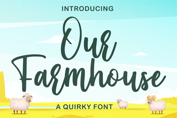 Our Farmhouse字体 1