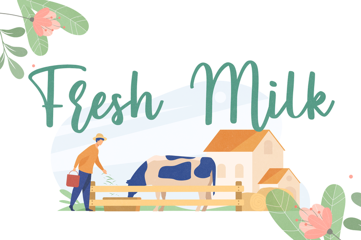 Our Farmhouse字体 3