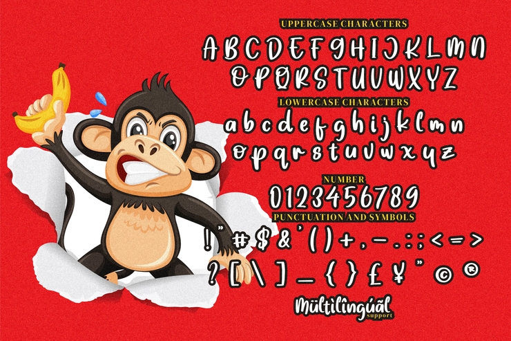 Monkey Funky字体 1