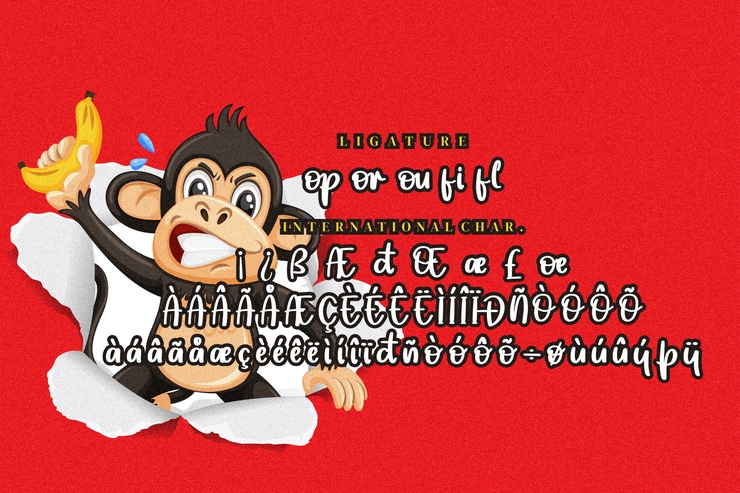 Monkey Funky字体 3