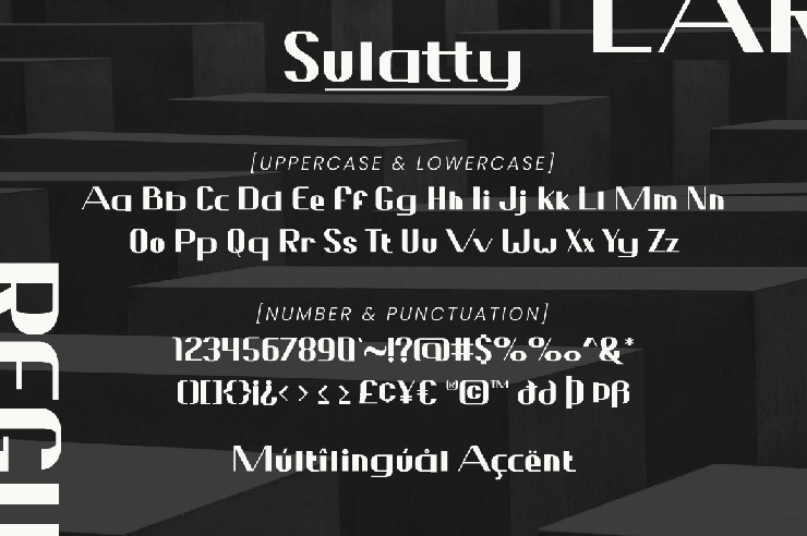 Sulatty字体 5