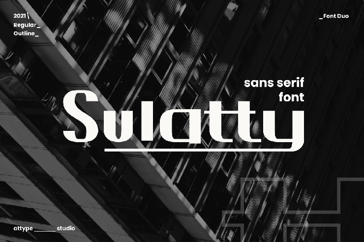 Sulatty字体 6