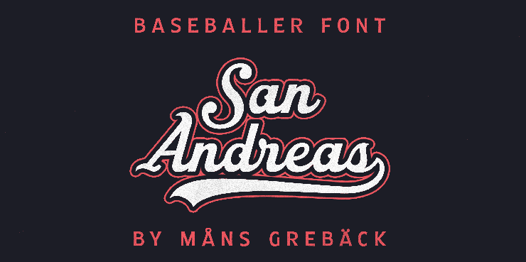 San Andreas字体 2