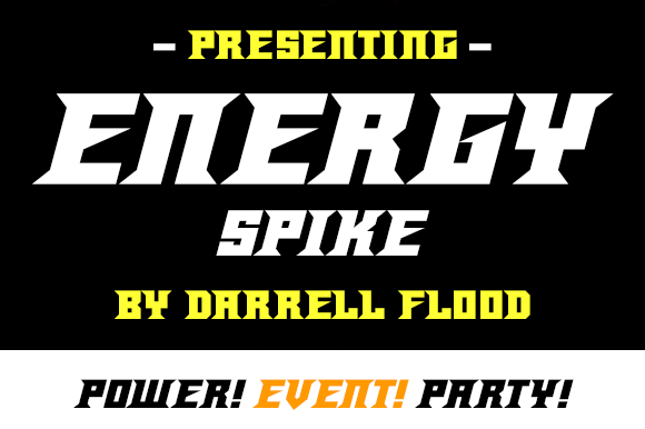 Energy Spike字体 1