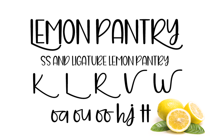LEMON PANTRY字体 3