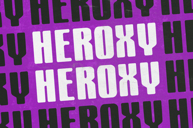 Heroxy字体 1