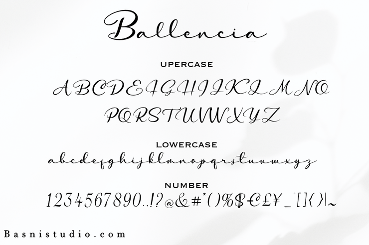 Ballencia字体 5