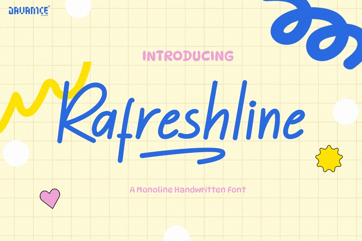 Rafreshline字体 2